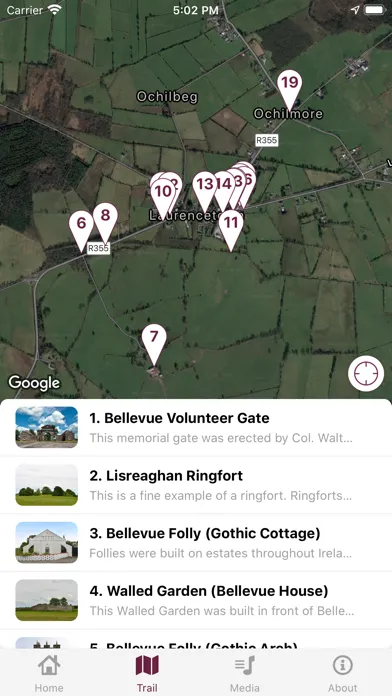 Capturas de tela do Lawrencetown Heritage Trail