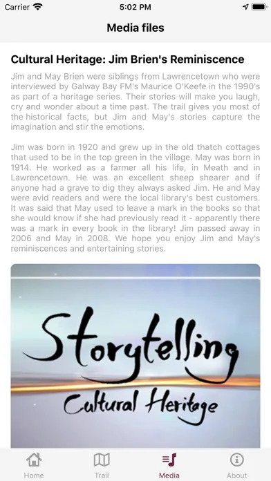 Capturas de tela do Lawrencetown Heritage Trail