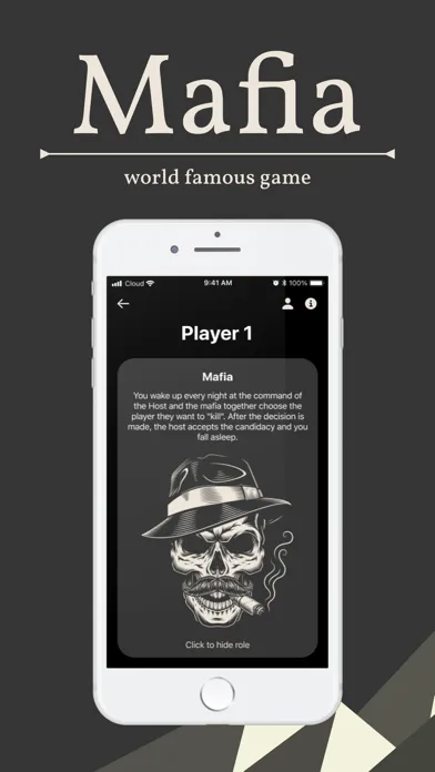 Tangkapan skrin Mafia: Cards for the game