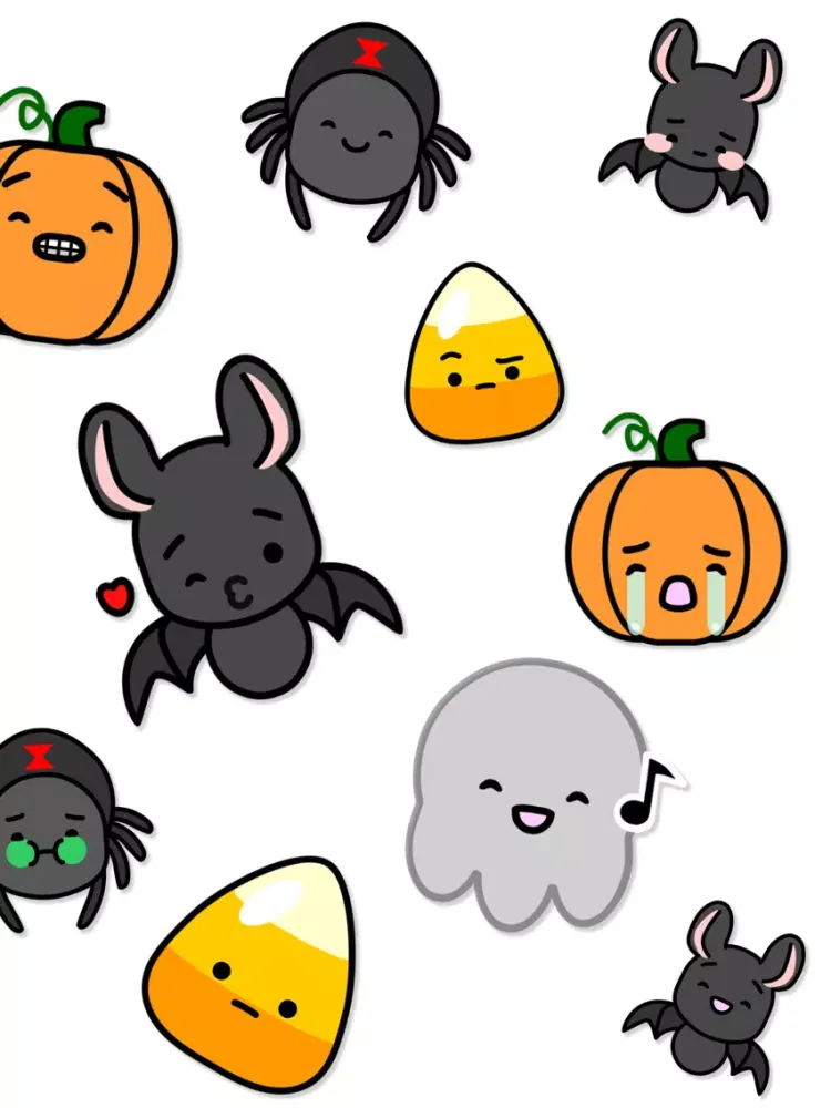 صور Halloween Fam Animated Emoji iPad 