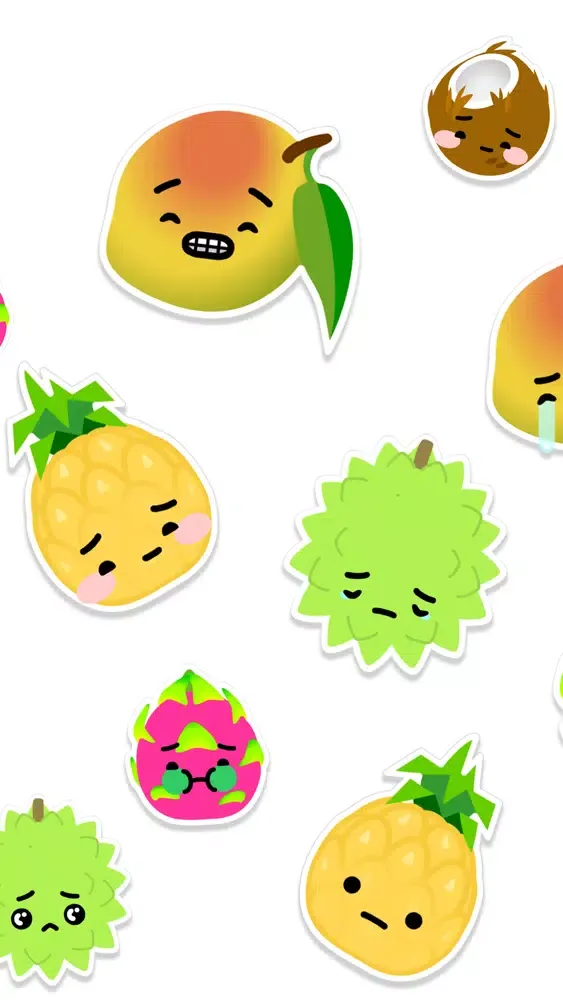Tropical Tribe Animated Emoji应用截图