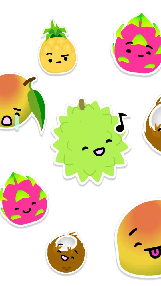 Tropical Tribe Animated Emoji应用截图