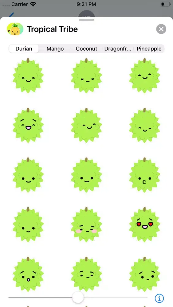 Tropical Tribe Animated Emoji应用截图