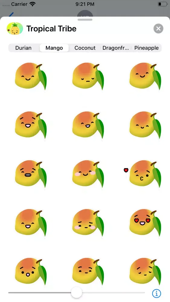 Tropical Tribe Animated Emoji应用截图