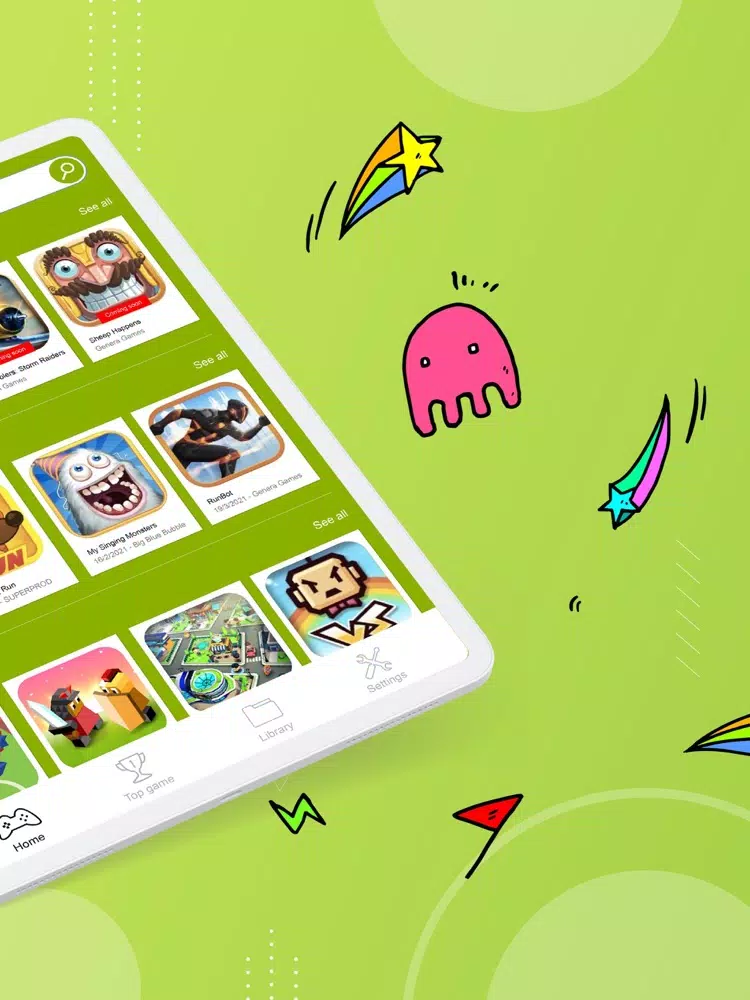 HappyMod - Game Tracker Apps iPad  スクリーンショット