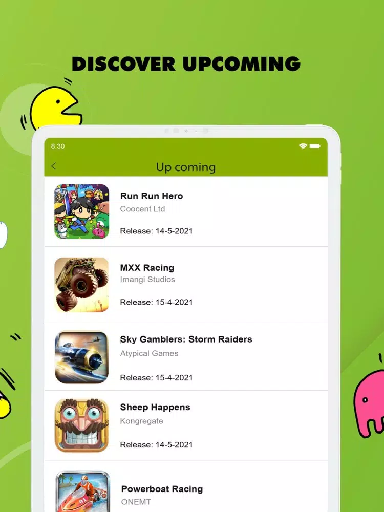 HappyMod - Game Tracker Apps iPad  スクリーンショット