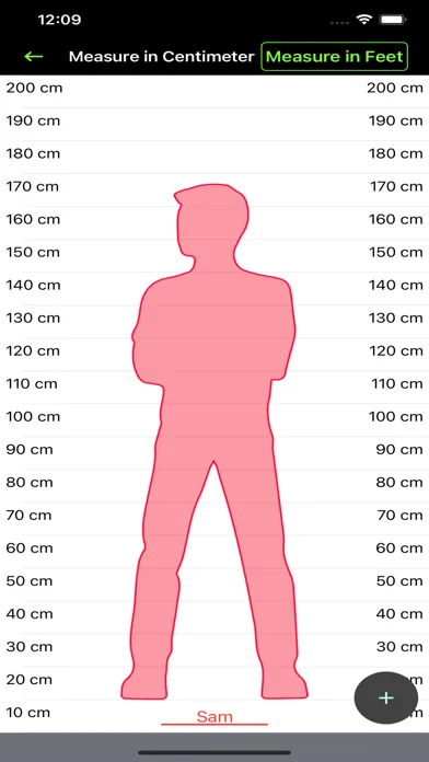 Ảnh chụp màn hình của Height Comparison: Hikaku