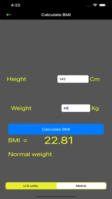 Ảnh chụp màn hình của Height Comparison: Hikaku