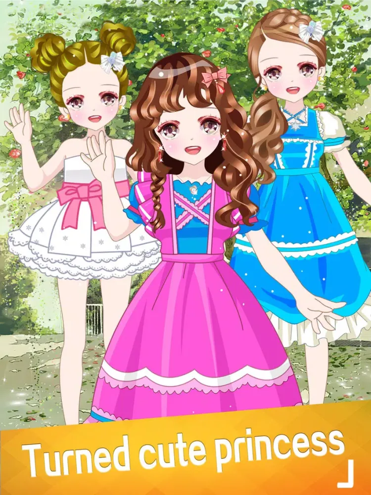 Beauty Girl Dress Up Diary -fun girl games iPad 应用截图