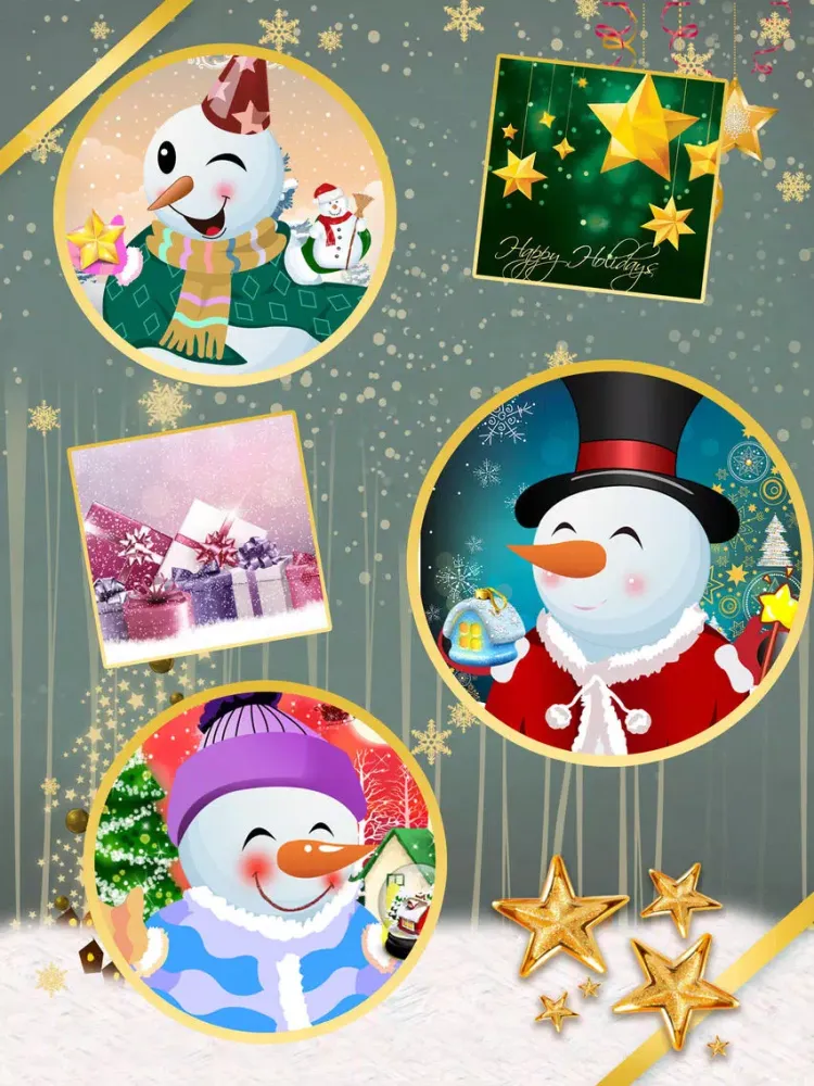 Capturas de tela do Christmas Snowman Party - Free fashion games iPad 