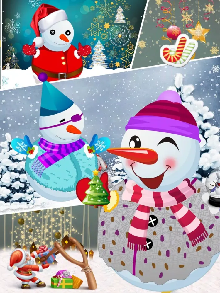 Capturas de tela do Christmas Snowman Party - Free fashion games iPad 