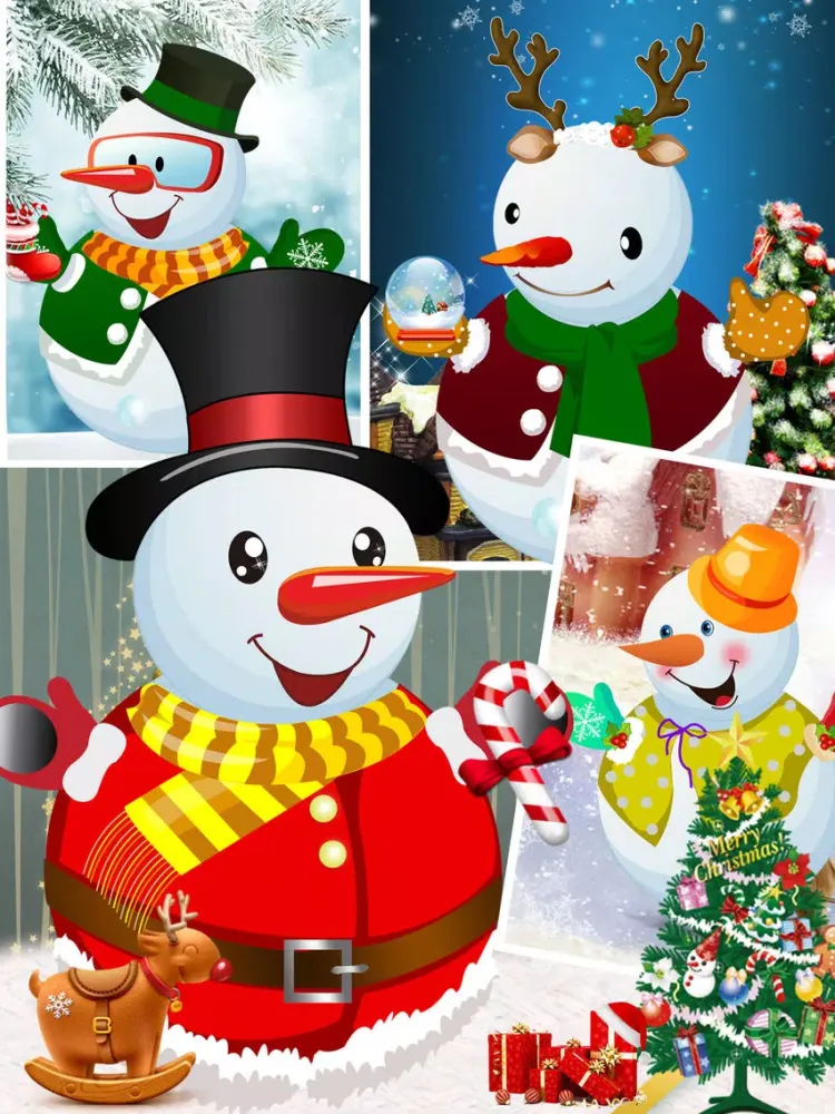 Capturas de tela do Christmas Snowman Party - Free fashion games iPad 