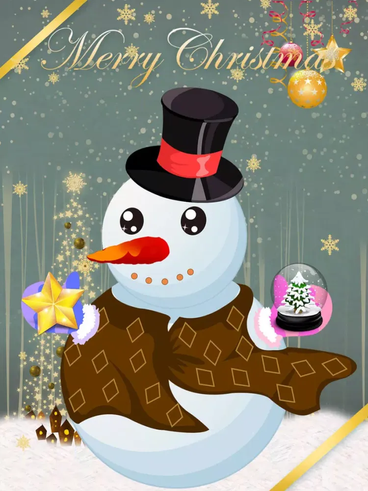 Capturas de tela do Christmas Snowman Party - Free fashion games iPad 