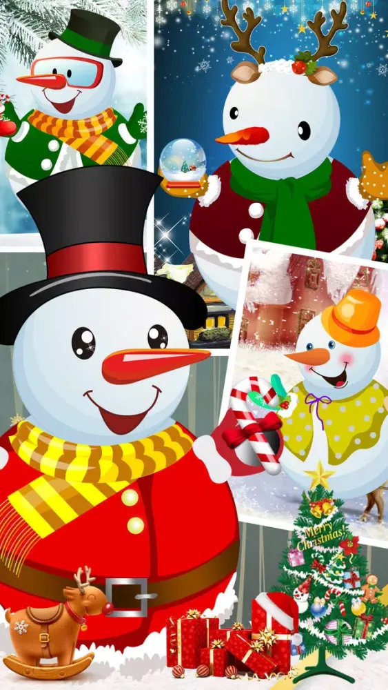 Capturas de tela do Christmas Snowman Party - Free fashion games