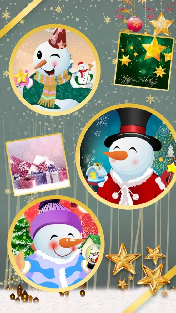 Capturas de tela do Christmas Snowman Party - Free fashion games