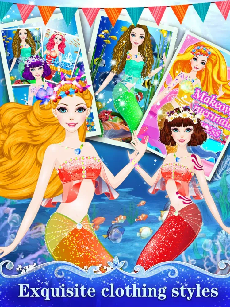 Capturas de pantalla de Mermaid Princess Salon - Miss Beauty Queen Salon iPad 
