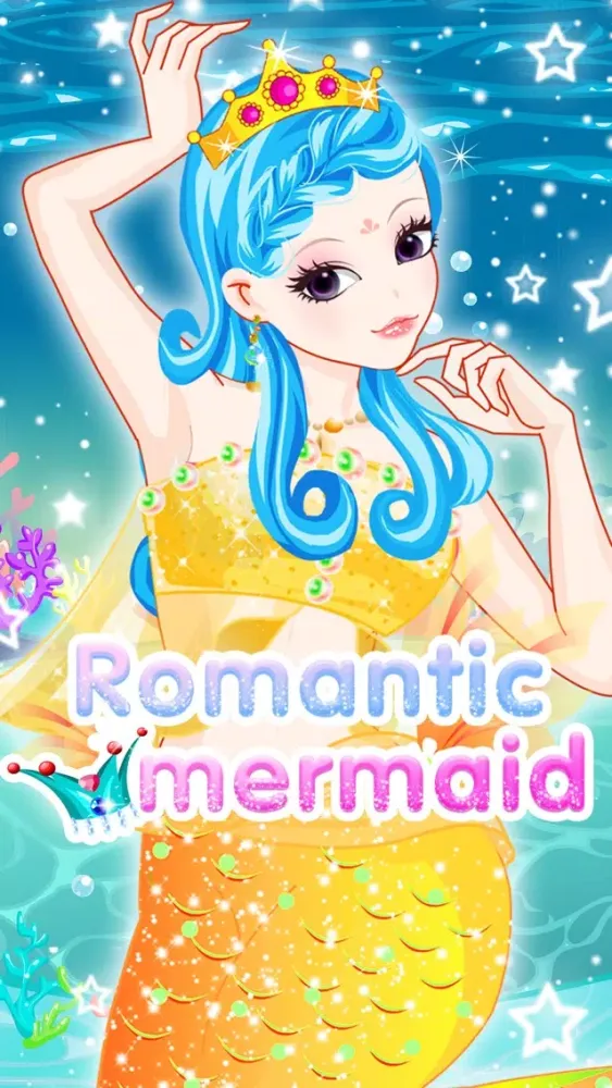 Ảnh chụp màn hình của Romantic mermaid - Makeover girly games