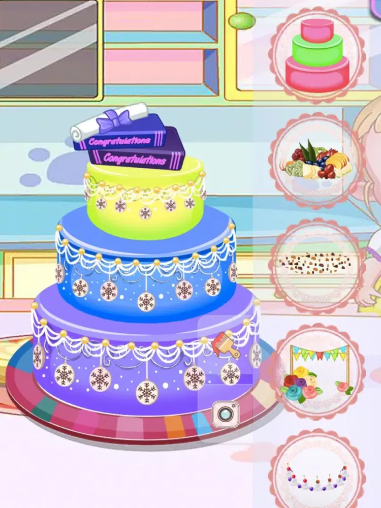 Girl Game－Birthday Cake Decorating iPad  স্ক্রিনশট