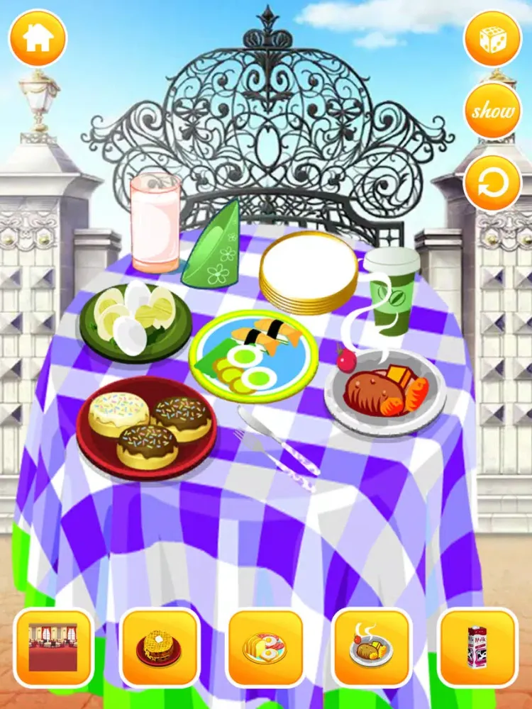 Tangkapan skrin Cooking game－Children simulate business games iPad 