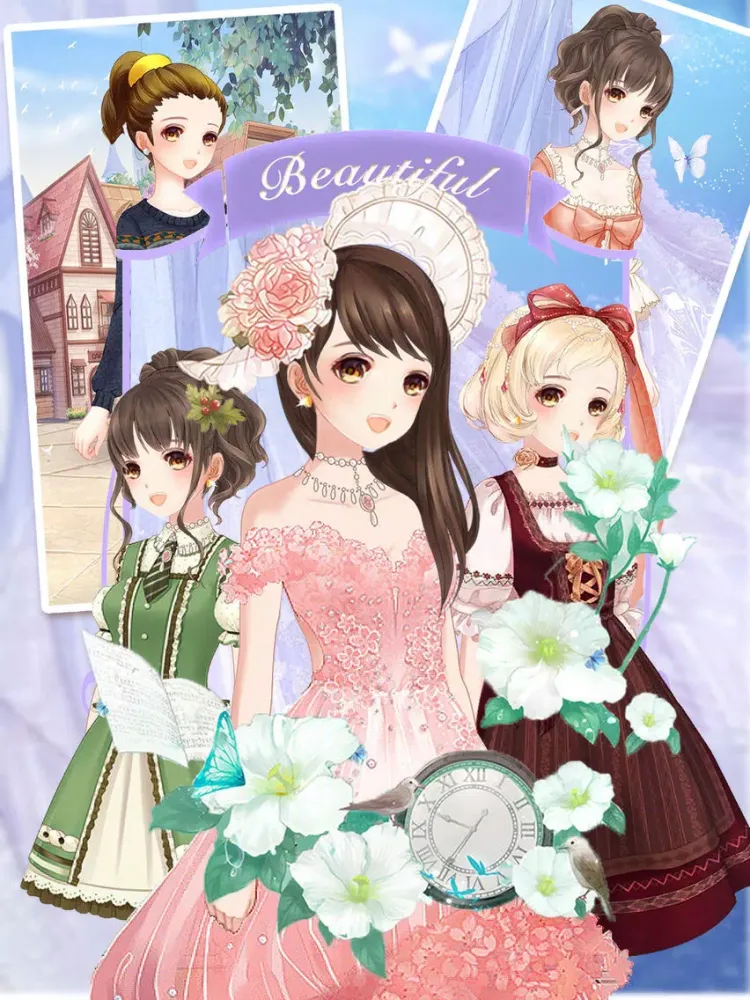 Princess Pool Party - Girls dress up game iPad  Screenshots