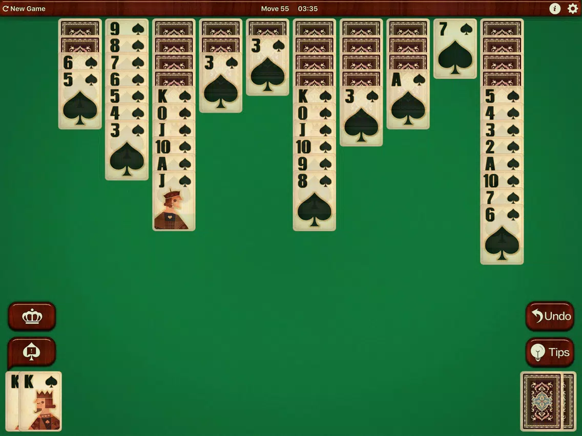 ภาพหน้าจอของ KQ Spider Card-Solitaire! iPad 
