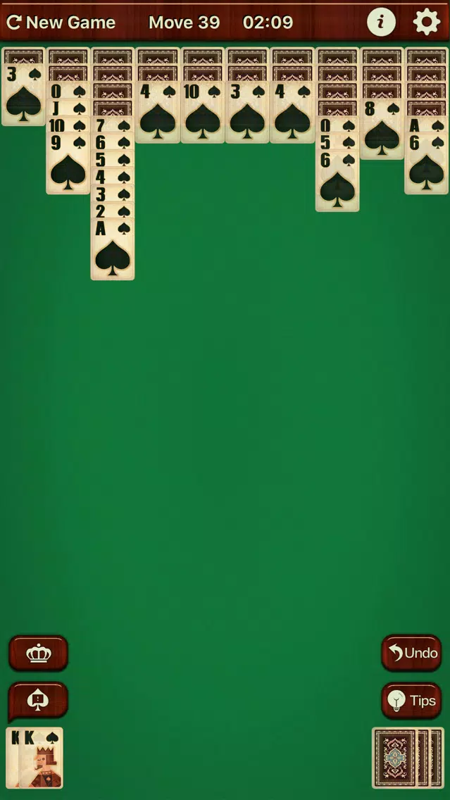 ภาพหน้าจอของ KQ Spider Card-Solitaire!