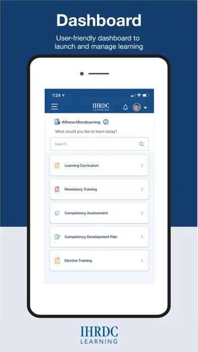 Ảnh chụp màn hình của IHRDC’s Learning Platform