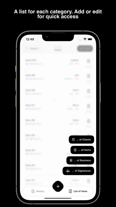 Tangkapan skrin The Invoice Create