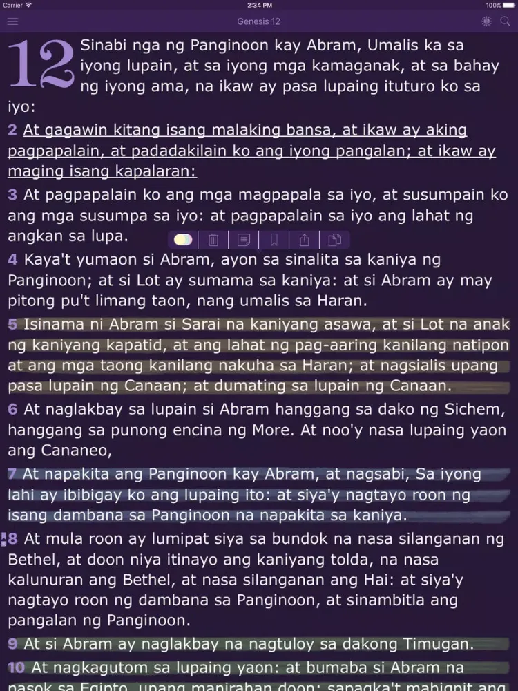 Capturas de tela do Tagalog Women's Bible - Ang Biblia for Woman iPad 