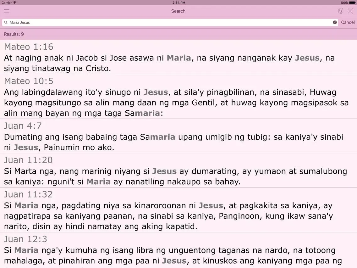 Capturas de tela do Tagalog Women's Bible - Ang Biblia for Woman iPad 