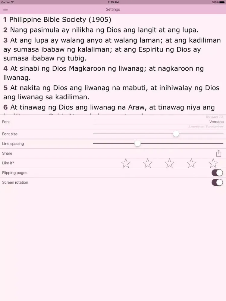 Capturas de tela do Tagalog Women's Bible - Ang Biblia for Woman iPad 