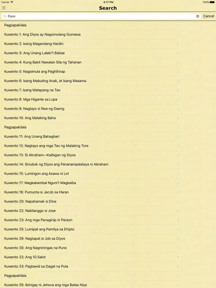 Mga Kwento ng Bibliya (Bible Stories in Tagalog) iPad  स्क्रीनशॉट