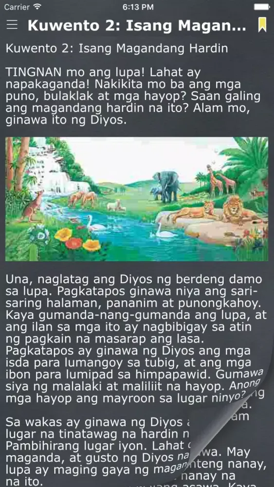 Mga Kwento ng Bibliya (Bible Stories in Tagalog) स्क्रीनशॉट