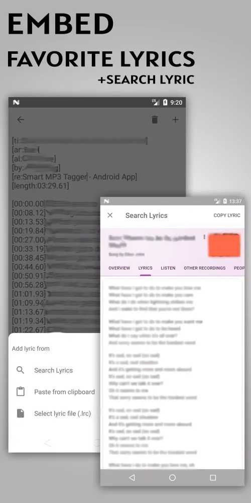 Скриншоты Smart MP3 Tag Editor