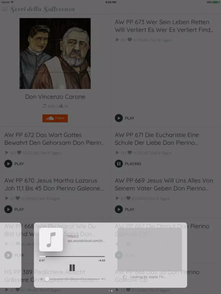 Servi della Sofferenza iPad  Screenshots