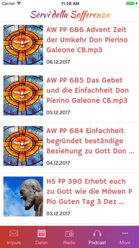 Servi della Sofferenza Screenshots