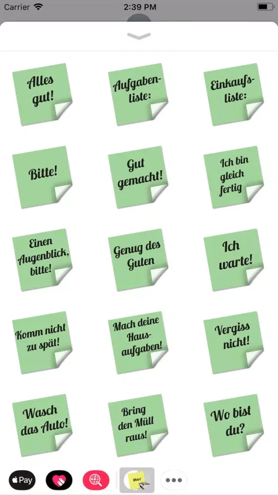 Stickers tagliches Einerlei应用截图