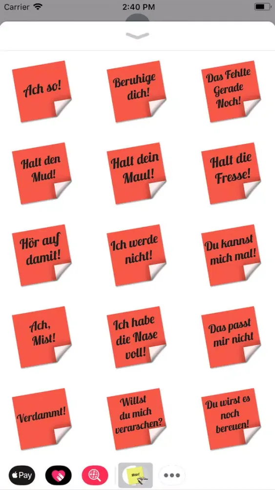 Stickers tagliches Einerlei应用截图