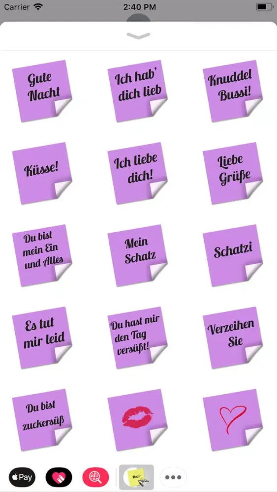 Stickers tagliches Einerlei应用截图