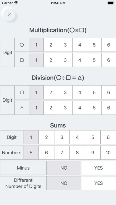 Math Training - Calculation -應用截圖