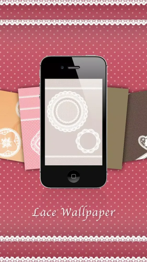 Capturas de pantalla de Cute Lace Wallpapers LITE