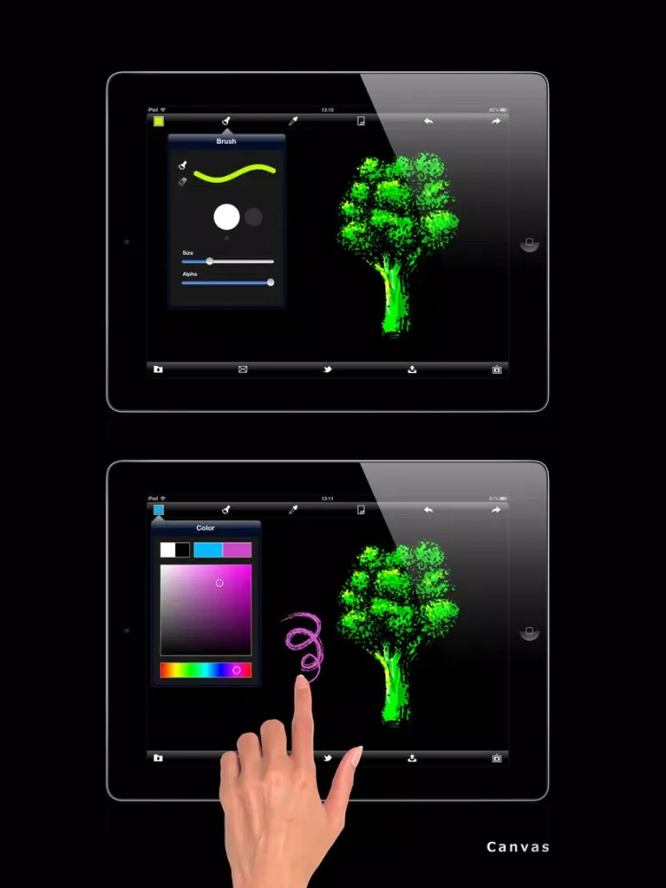 GO!GO!PAINT Spline FREE iPad  스크린샷