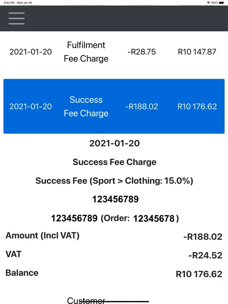 ESS App for Takealot Sellers iPad  سکرین شاٹس