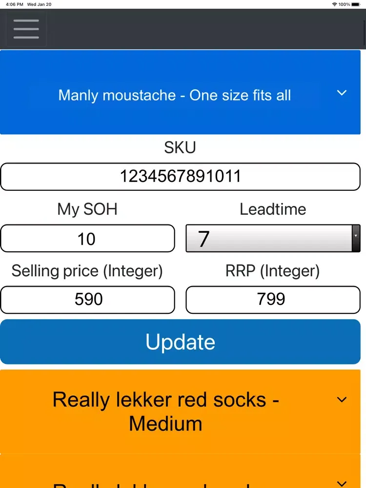 ESS App for Takealot Sellers iPad  سکرین شاٹس