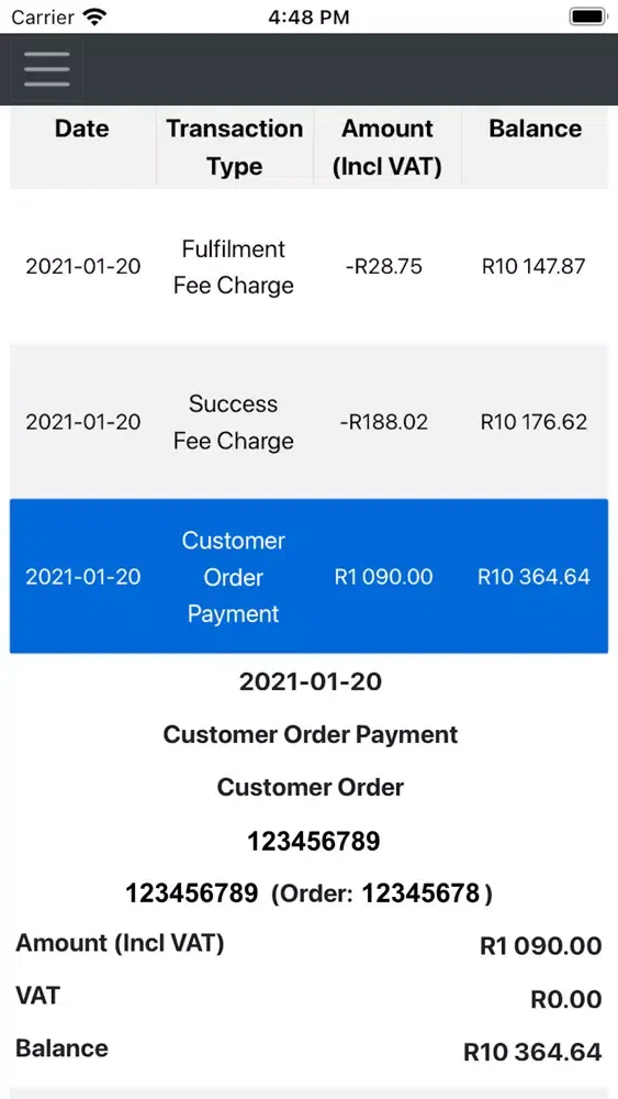 ESS App for Takealot Sellers سکرین شاٹس