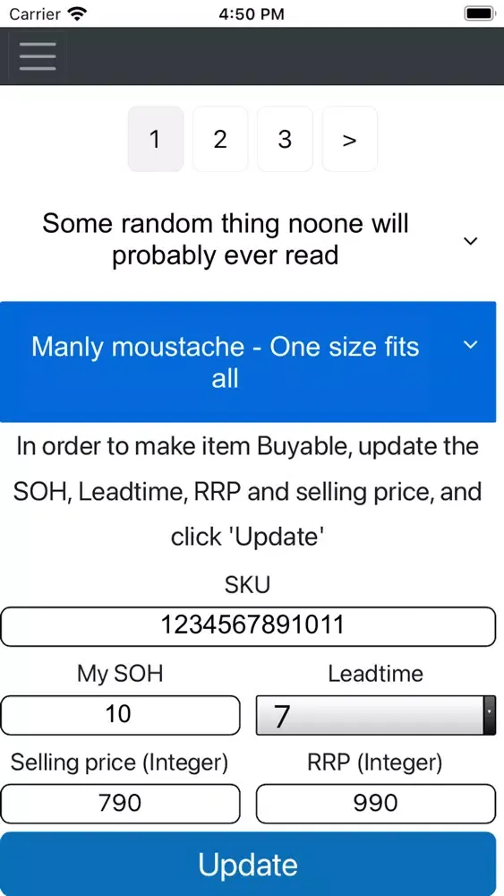 ESS App for Takealot Sellers سکرین شاٹس