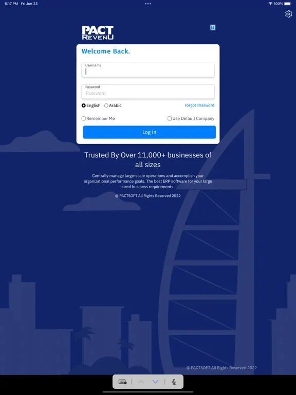 Talal Nabeel PACT ERP iPad  سکرین شاٹس