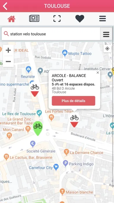 Tangkapan layar Ô Toulouse