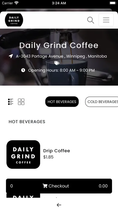 Daily Grind Coffee Screenshots