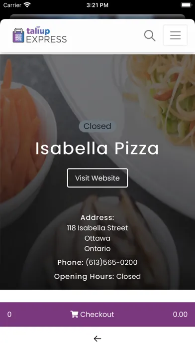 Capturas de pantalla de Isabella Pizza restaurant